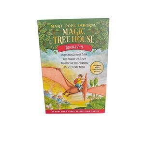 Magic Tree House Boxed Set: Paperback Books 1 - 4 & Poster